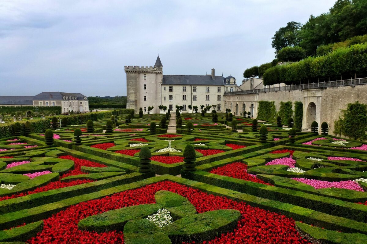 Château et jardins de Villandry dans le Val de Loire
